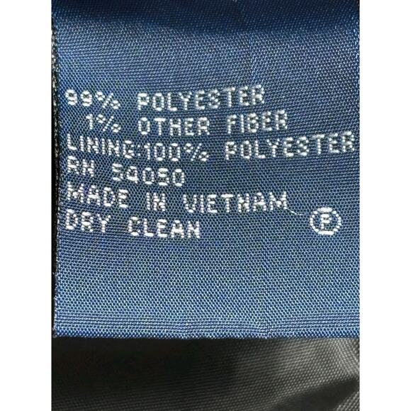 Evan Picone Blazer Jacket Womens Size 16P Pinstripe Gray 2 Buttons Casual Career - Picture 5 of 7